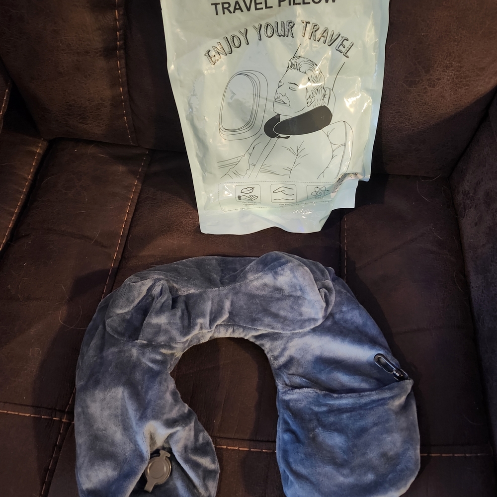 Gray Travel Neck Pillow